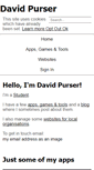 Mobile Screenshot of davidpurser.net